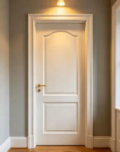 Single Panel Modern Pine Interior Shaker Door With White Primer