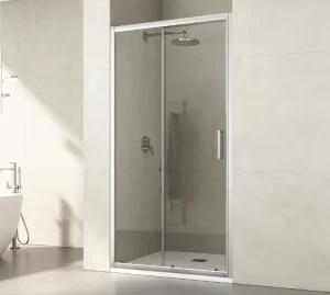 Single Sliding Shower Door with Multiple Color Options