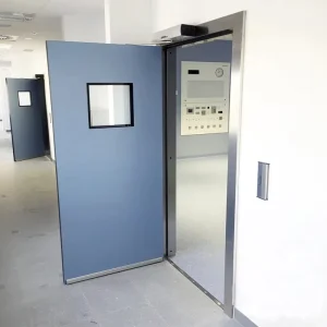 Single Swing Door Opener for Solid PVC Interior Doors, Industrial Hardware System