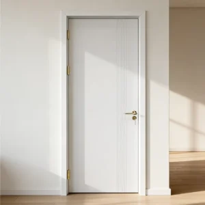 Single Wooden Shaker Interior Door with Modern US Style