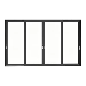Sliding Door System Aluminum Hanging Track Glass Partition Door for Kitchen and Balcony Manufacturer