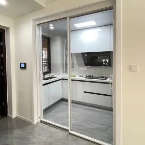 Sliding Glass Partition Door for Kitchen Bedroom Staircase Interior Use