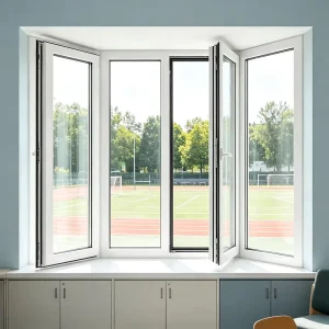 Sliding Window for Living Room Large Panel Panoramic Double Glazed Window Open View