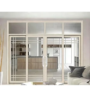 Slim-Frame Aluminum Alloy Sliding Door with Double Glazing