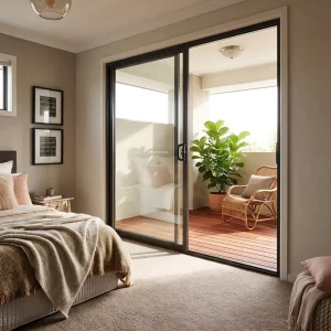 Slim Frame Sliding Door Soundproof Sliding Door Room Dividers