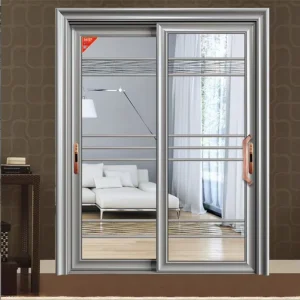 Slim-Line High-Permeability Glass Aluminum Sliding Door for Kitchen