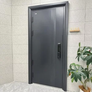 Smart Armored Steel Security Entrance Door with Anti-Theft Design for Modern Homes