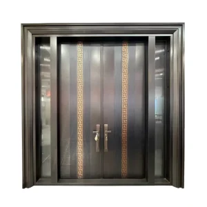 Smart Home Entry Supermarket Stainless Steel Door with Custom Design Anti Pry Bulletproof