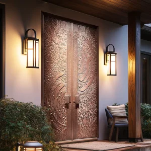 Smart Security Copper Villa Entry Door