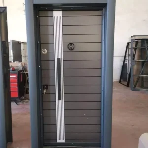 Smart Steel Armored Anti-Theft Security Front Door for Villa