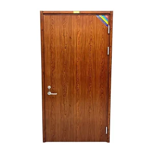 Smoke-Control and Fire-Integrity Single/Double-Leaf Steel Door for Hospitals and Hotels