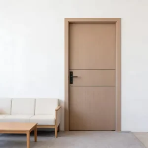 Smooth-Finish Paint-Free HDF Molded Interior Wood Door