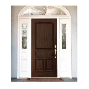 Solid Black Walnut Wood Entrance Door