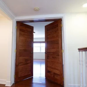 Solid Carved Wooden Double Entrance Door