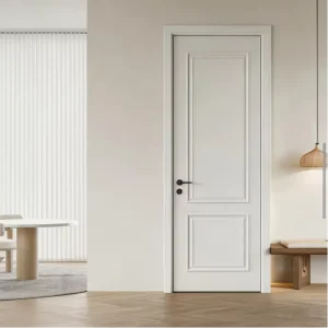 Solid Core 3 Panel White Primed Soundproof Easy Install Interior Door