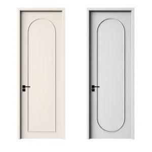 Solid-Core Lacquer-Finish MDF Interior Paint Door for Apartment and Hotel, ODM/OEM