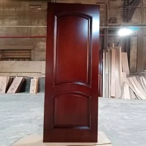 Solid Mahogany Wood Single Entrance Door for Houses and Hotels