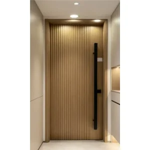 Solid Oak Exterior Interior Pivot Door for Villa Apartment