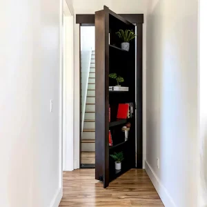 Solid Wood Cabinet Invisible Door