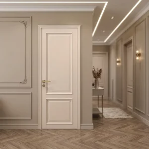 Solid Wood Composite Exterior Door European Design Waterproof Sound Insulation Carved for Hotel Projects