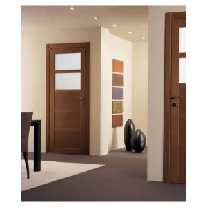 Solid Wood Composite Exterior Door with Postmodern Style for Apartments or Farmhouses