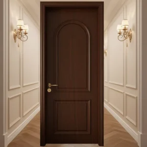Solid Wood Composite Interior Doors for Bathrooms and Bedrooms, Custom Colors
