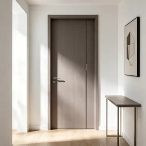 Solid Wood Composite Room Door, Unpainted Wooden Office and Bedroom Door