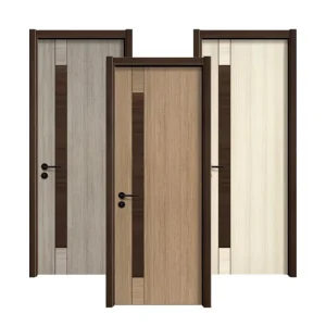 Solid Wood Core Composite Interior Door with Polymer Finish for Bedroom, Living Room, Apartment, Hospital, and Villa Use