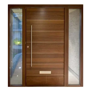 Solid Wood Double Front Entrance Door for House