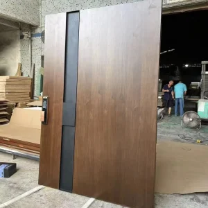 Solid Wood Exterior Pivot Entrance Door for Houses