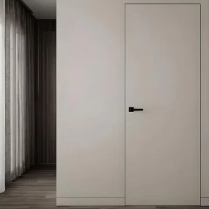 Solid Wood Frameless Invisible Flush Interior Door