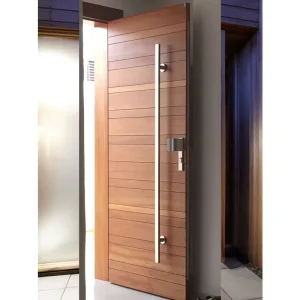 Solid Wood Front Pivot Entry Door