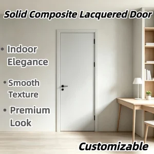 Solid Wood Full-Filled Baking Paint Interior Door Set