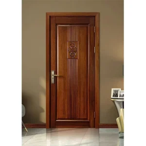 Solid Wood Interior Bedroom Door, Soundproof, with Hardware, Custom Size