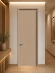 Solid Wood Interior Door TH50 Graphene Filled 50mm Door Leaf Soundproof Waterproof