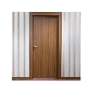 Solid Wood Interior Door for Bedrooms and Living Rooms with Natural Finish