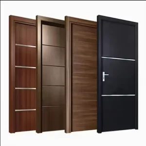 Solid Wood Interior Room Door for Home, Bedroom, or Hotel