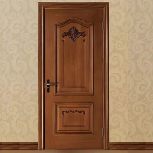 Solid Wood Modern Bedroom Anti-Theft Interior Door with Five-Layer Baking Paint Finish