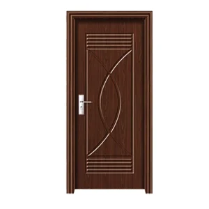Solid Wood, PVC Wood, or Teak Wood Interior Door
