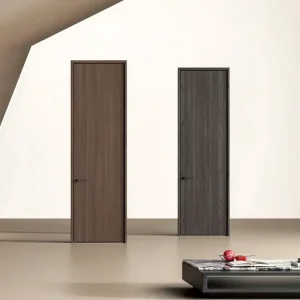Solid Wood Paint-Free Interior Door Customized Color Oak Walnut Grain for Bedroom Suite