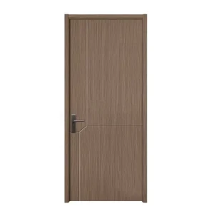 Solid Wood Plastic WPC Interior Door for Bedroom Bathroom Apartment Hotel