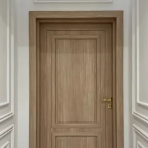 Solid Wood Soundproof Painted Interior Door for Hotels, Apartments, and Villas