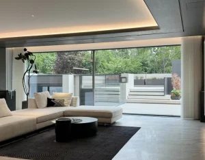 Sound Insulated Double Glass Partition Sliding Door Thermal Break Energy Saving Exterior Entry Villa Apartment Patio Door