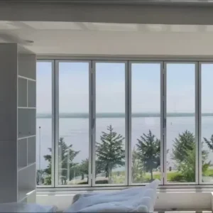 Sound Insulation Heavy-Duty Balcony Terrace Exterior Broken-Bridge Aluminum Folding Sliding Door