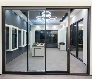 Sound Insulation Waterproof Glass Sliding Doors Aluminum Frame for Exterior Entry Hotel Villa Partition Modern Home Economic