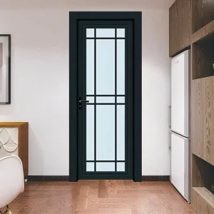 Soundproof Aluminum Swing Casement Doors with Shutters