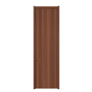 Soundproof Carved Solid Wood Interior Door in Walnut or Oak