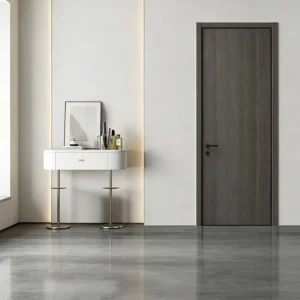 Soundproof Eco-Friendly Moisture-Resistant Composite Aluminum Single-Leaf Swing Door for Bedroom Study