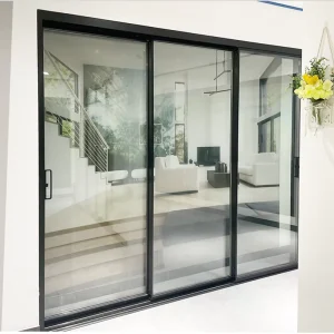 Soundproof Energy-Saving Aluminum Alloy Sliding Door with Tempered Glass and Finished Surface for Interior Kitchen Use