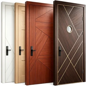 Soundproof Fire-Rated Wood Door 20/30/45/60/90 Minutes for Hotel
